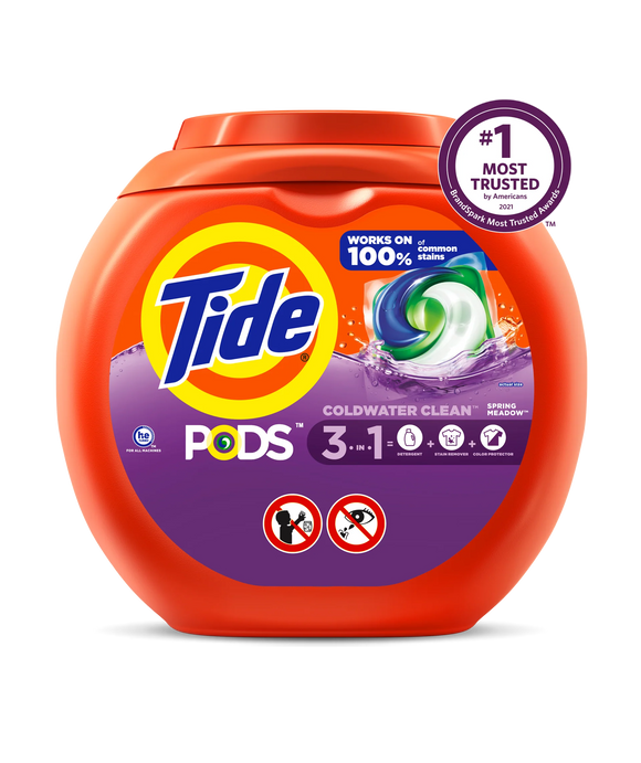 Tide PODS® Laundry Detergent Spring Meadow Scent 57 Count (57 Count)