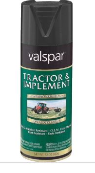 Valspar Tractor and Implement Spray Paint