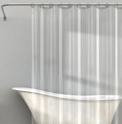 Zenna Home PEVA Light Weight Shower Curtain Liner (70W x 72H)