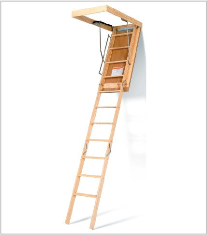 Marwin Fire Retardant Attic Ladder, 25.5 x 54 in. x 10 ft. (25.5