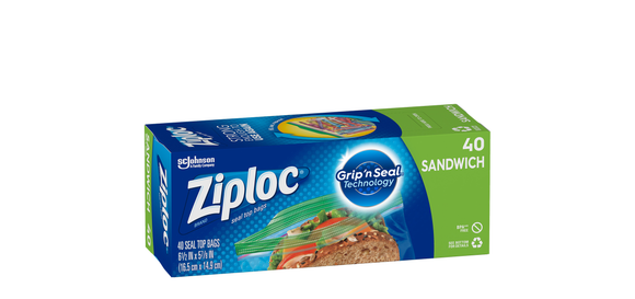 ZIPLOC® Brand Sandwich Bags (6-1/2