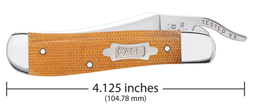 Case Natural Canvas Micarta® RussLock®