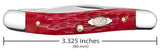 Case Peach Seed Jig Dark Red Bone CS Medium Jack