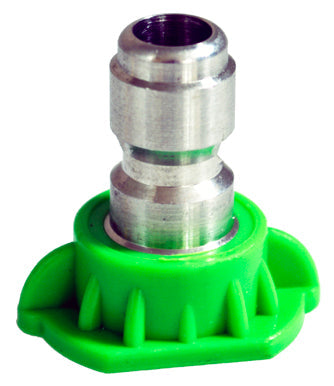 K-T Industries Green Flushing Nozzle, 25° X 4.0mm