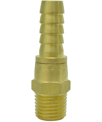 K-T Industries Full Port Brass Swivel End 1/4