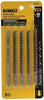 Dewalt T Shank Wood Cutting Jig Saw Blades 4-Inch 10 TPI