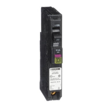 Square D™ QO™ and QOB Miniature Circuit Breakers 20A, 1 Pole, 120VAC (20A)