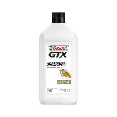 Castrol GTX 10W40 Motor Oil - 1 Quart Bottles