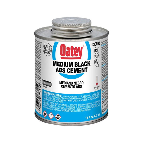 Oatey® 16 oz. ABS Black Cement (16 oz.)
