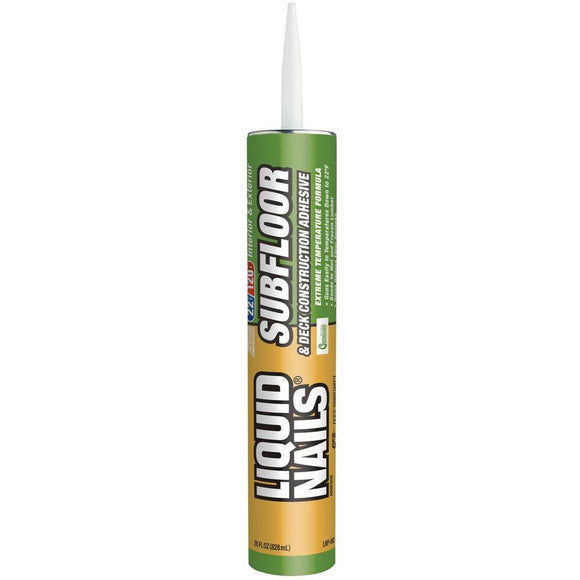 Liquid Nails Subfloor & Deck Construction Adhesive (Low VOC) 10 Oz