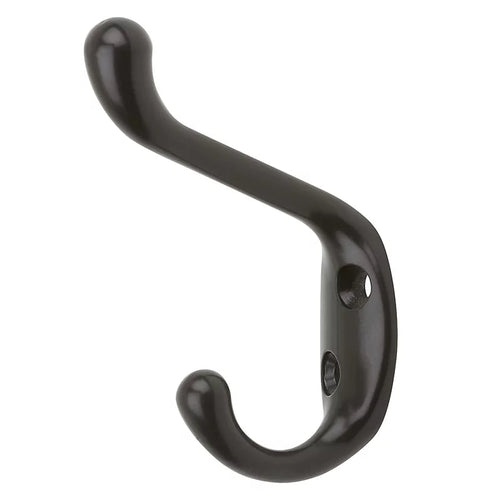 Stanley National Hardware 3 1/2 Basic Coat & Hat Hooks in Oil Rubbed Bronze