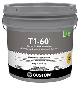 Custom Building Products T1-60™ Economical Tile Adhesive  3.5 Gallon