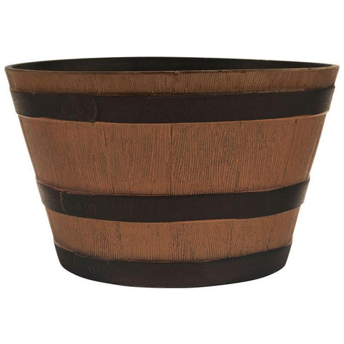 HDR WHISKEY BARREL PLANTER